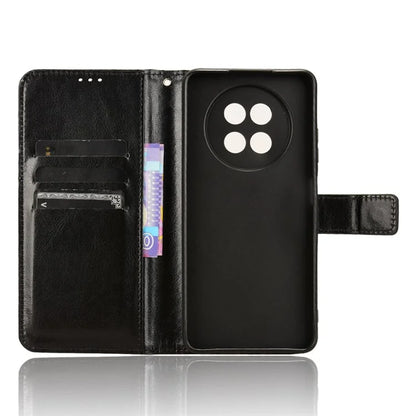 For Realme 12 5G / 12x 5G Wallet Case Crazy Horse Texture Stand Leather Phone Cover