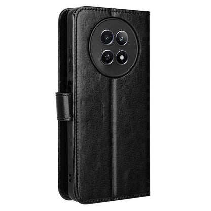 For Realme 12 5G / 12x 5G Wallet Case Crazy Horse Texture Stand Leather Phone Cover