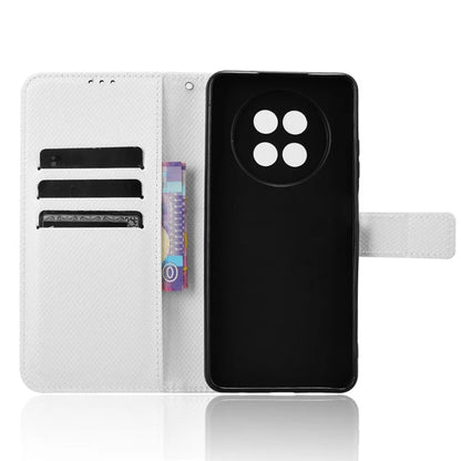 For Realme 12 5G / 12x 5G Case with Wrist Strap Diamond Texture Phone Wallet Cover