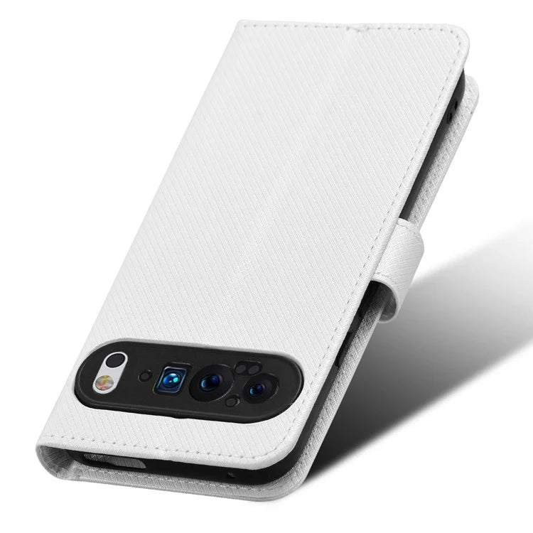 For Google Pixel 9 Pro XL Case Diamond Texture PU Leather Protective Phone Cover