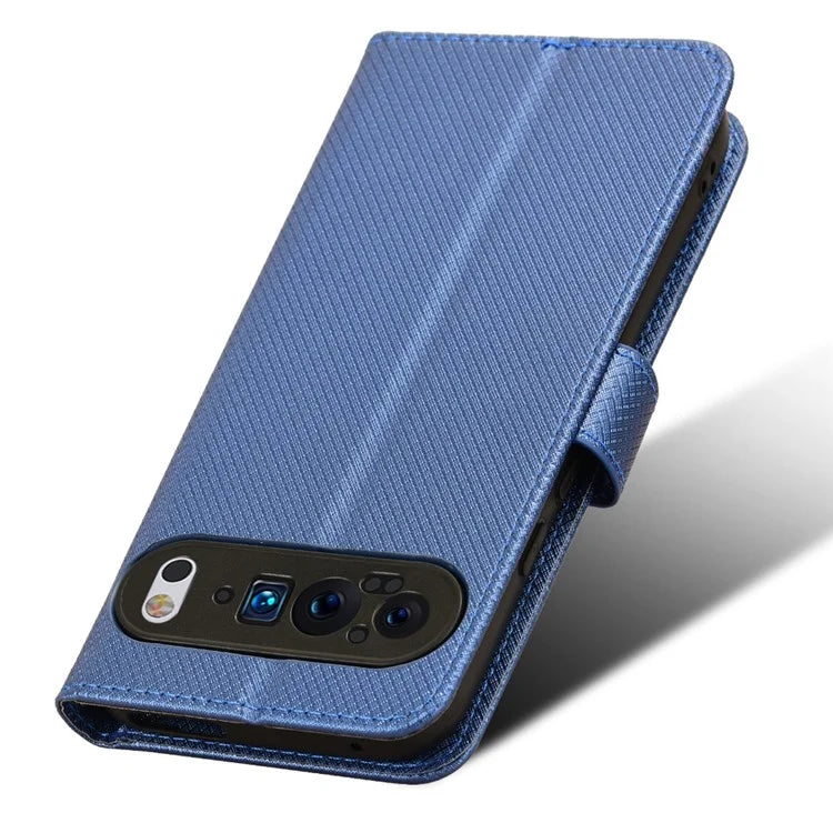 For Google Pixel 9 Pro XL Case Diamond Texture PU Leather Protective Phone Cover