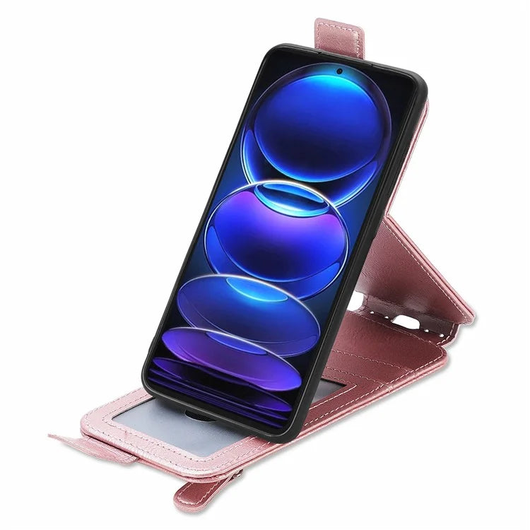 For Xiaomi Redmi Note 12 Pro+ 5G Case Vertical Flip Zipper Leather Phone Cover