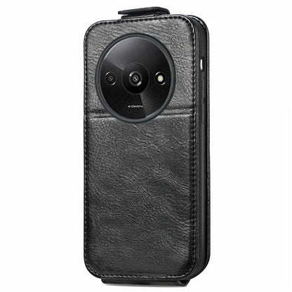 For Xiaomi Redmi A3 / Poco C61 4G Case PU Leather Card Holder Phone Stand Cover Vertical Flip