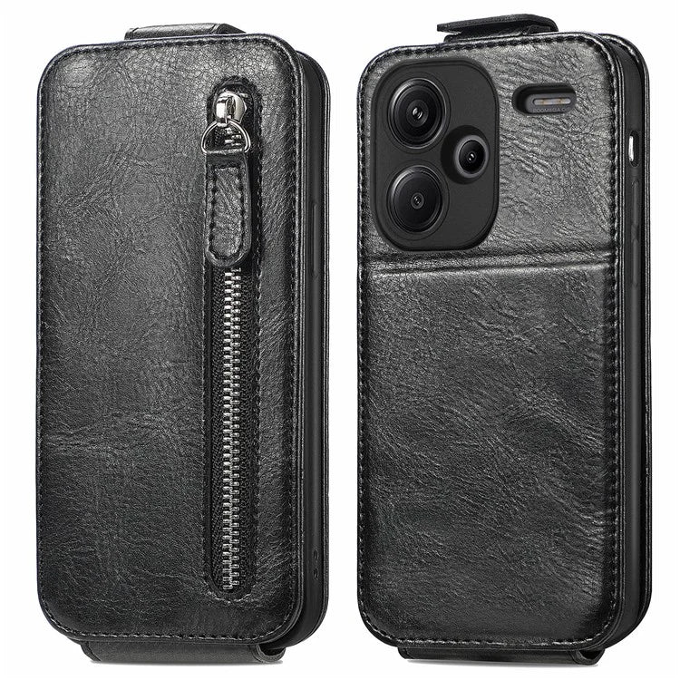 For Xiaomi Redmi Note 13 Pro+ 5G Case Vertical Flip Leather Phone Cover with Card Holder