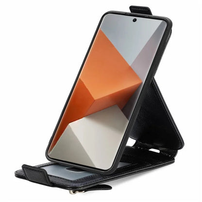 For Xiaomi Redmi Note 13 Pro+ 5G Case Vertical Flip Leather Phone Cover with Card Holder
