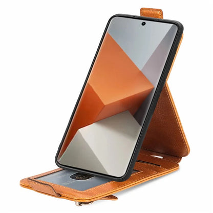 For Xiaomi Redmi Note 13 Pro+ 5G Case Vertical Flip Leather Phone Cover with Card Holder