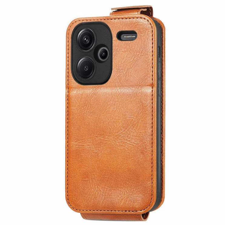For Xiaomi Redmi Note 13 Pro+ 5G Case Vertical Flip Leather Phone Cover with Card Holder