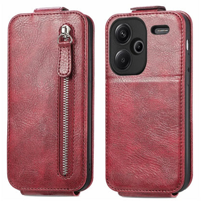 For Xiaomi Redmi Note 13 Pro+ 5G Case Vertical Flip Leather Phone Cover with Card Holder