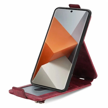 For Xiaomi Redmi Note 13 Pro+ 5G Case Vertical Flip Leather Phone Cover with Card Holder
