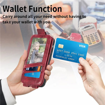 For Xiaomi Redmi Note 13 Pro+ 5G Case Vertical Flip Leather Phone Cover with Card Holder