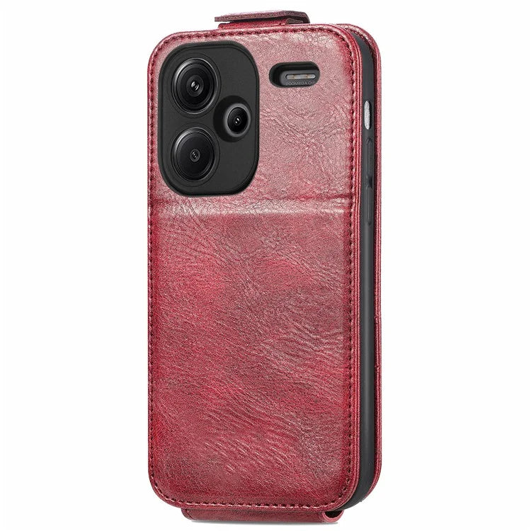 For Xiaomi Redmi Note 13 Pro+ 5G Case Vertical Flip Leather Phone Cover with Card Holder