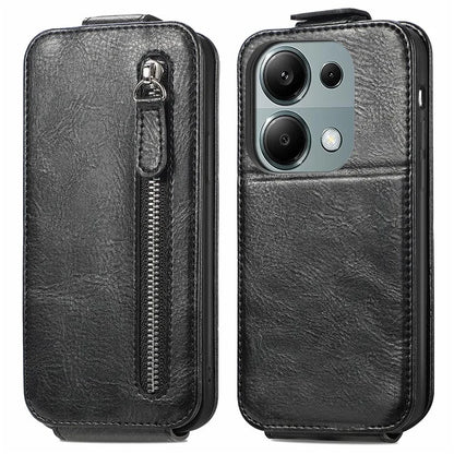 For Xiaomi Redmi Note 13 Pro 4G / Poco M6 Pro 4G Case Vertical Flip Card Holder Leather Phone Cover