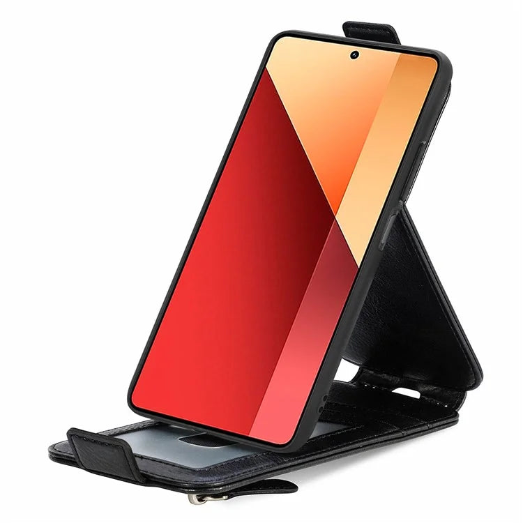 For Xiaomi Redmi Note 13 Pro 4G / Poco M6 Pro 4G Case Vertical Flip Card Holder Leather Phone Cover