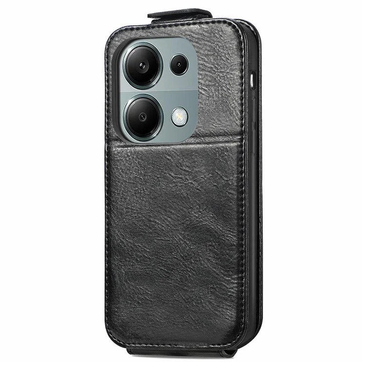 For Xiaomi Redmi Note 13 Pro 4G / Poco M6 Pro 4G Case Vertical Flip Card Holder Leather Phone Cover