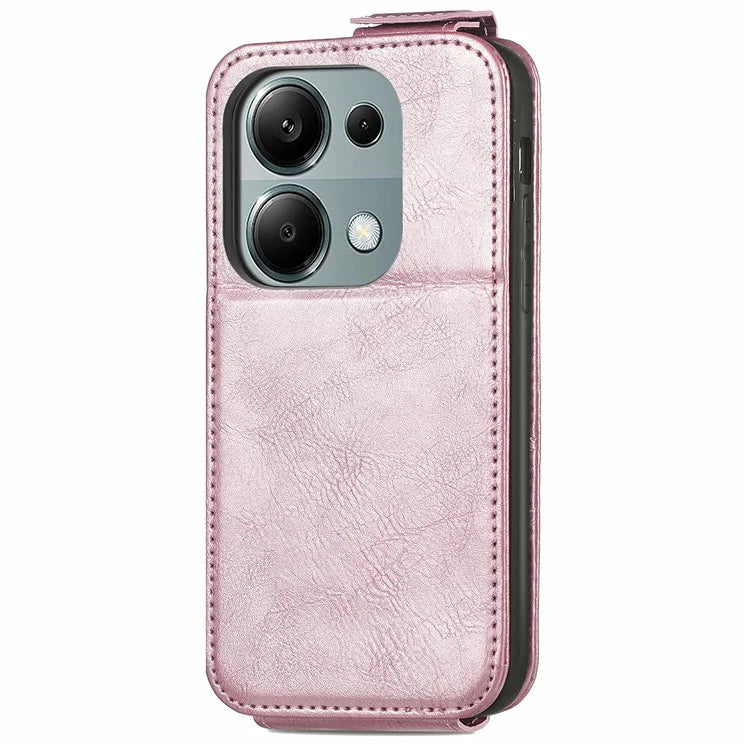 For Xiaomi Redmi Note 13 Pro 4G / Poco M6 Pro 4G Case Vertical Flip Card Holder Leather Phone Cover