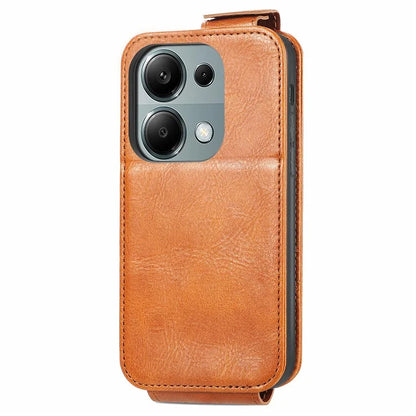 For Xiaomi Redmi Note 13 Pro 4G / Poco M6 Pro 4G Case Vertical Flip Card Holder Leather Phone Cover