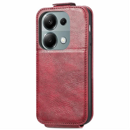 For Xiaomi Redmi Note 13 Pro 4G / Poco M6 Pro 4G Case Vertical Flip Card Holder Leather Phone Cover