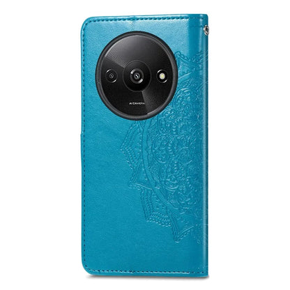 For Xiaomi Redmi A3 / Poco C61 4G Case PU Leather Embossed Phone Cover with Card Slots