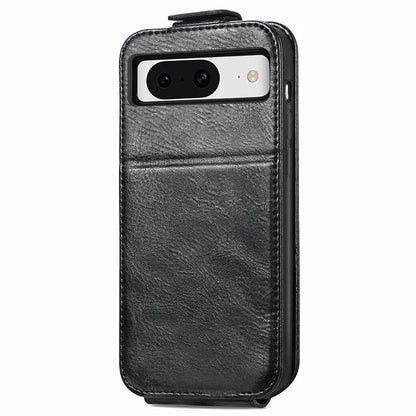 For Google Pixel 8a Case Zipper Wallet Vertical Flip Leather Phone Cover