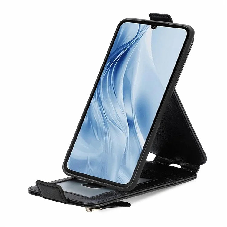 For Xiaomi Redmi 13C 4G / 13C 5G / 13R 5G / Poco M6 5G / Poco C65 4G Anti-Fall Case Vertical Flip Zipper Leather Phone Cover