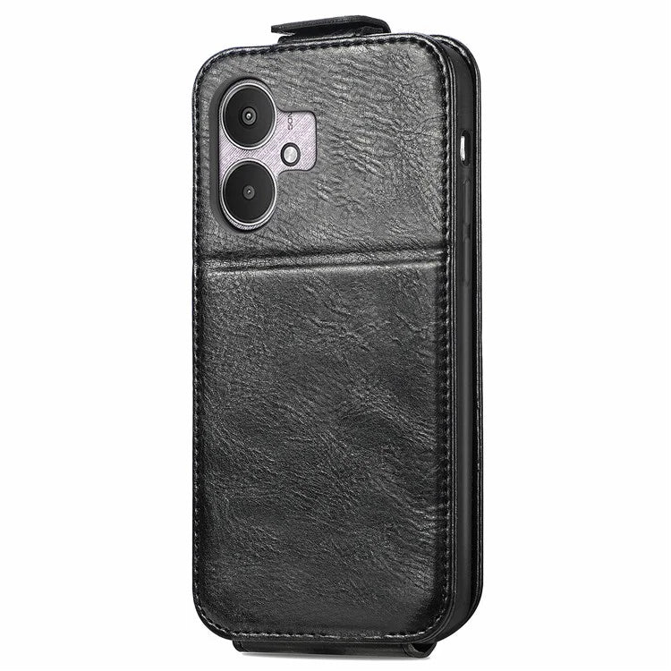 For Xiaomi Redmi 13C 4G / 13C 5G / 13R 5G / Poco M6 5G / Poco C65 4G Anti-Fall Case Vertical Flip Zipper Leather Phone Cover