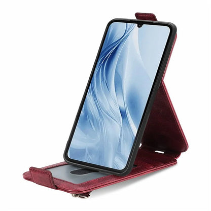 For Xiaomi Redmi 13C 4G / 13C 5G / 13R 5G / Poco M6 5G / Poco C65 4G Anti-Fall Case Vertical Flip Zipper Leather Phone Cover