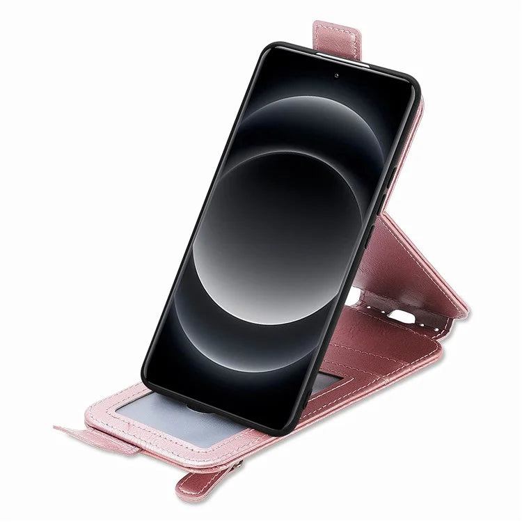 For Xiaomi 14 Ultra Anti-scratch Case Vertical Flip Zipper Leather Phone Cover