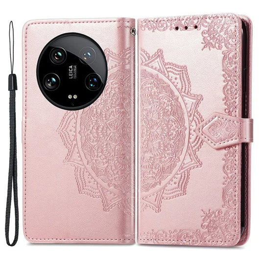 For Xiaomi 14 Ultra Case Anti-Drop PU Leather Wallet Phone Cover with Card Slots