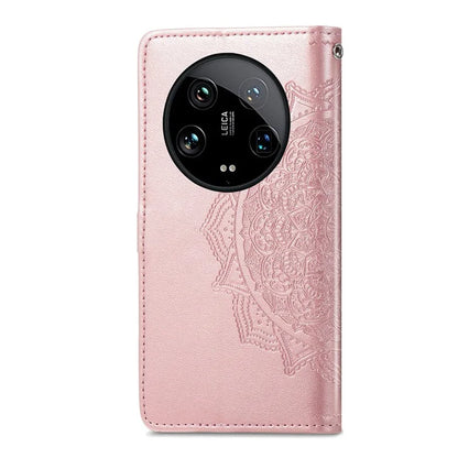For Xiaomi 14 Ultra Case Anti-Drop PU Leather Wallet Phone Cover with Card Slots