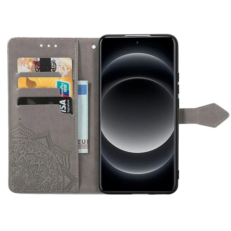 For Xiaomi 14 Ultra Case Anti-Drop PU Leather Wallet Phone Cover with Card Slots