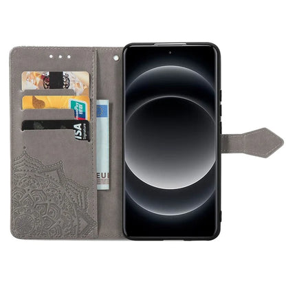 For Xiaomi 14 Ultra Case Anti-Drop PU Leather Wallet Phone Cover with Card Slots