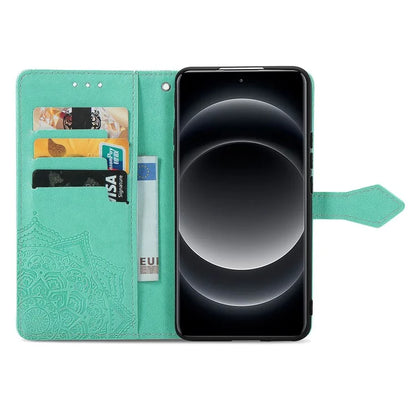 For Xiaomi 14 Ultra Case Anti-Drop PU Leather Wallet Phone Cover with Card Slots