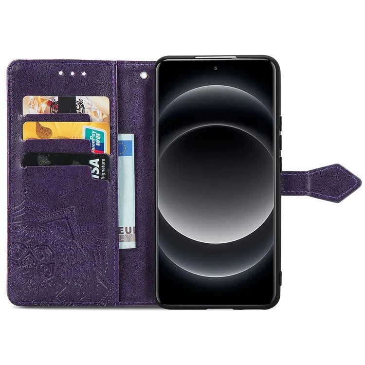 For Xiaomi 14 Ultra Case Anti-Drop PU Leather Wallet Phone Cover with Card Slots