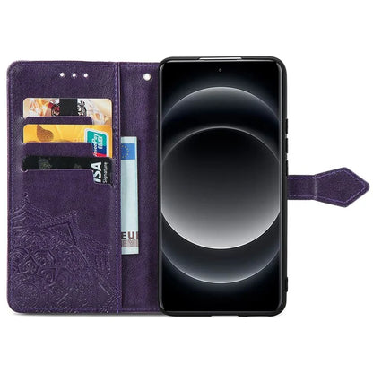 For Xiaomi 14 Ultra Case Anti-Drop PU Leather Wallet Phone Cover with Card Slots