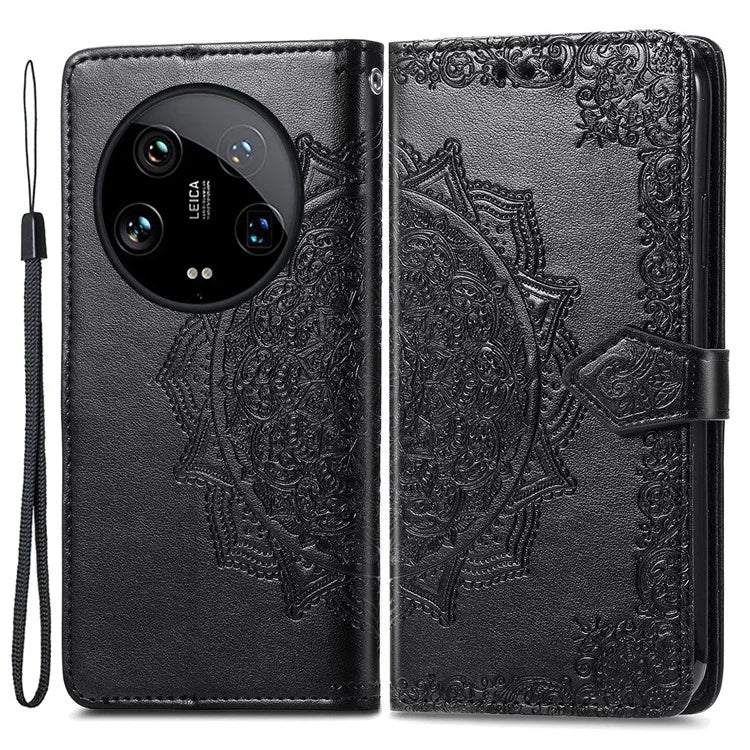 For Xiaomi 14 Ultra Case Anti-Drop PU Leather Wallet Phone Cover with Card Slots