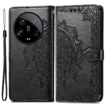 For Xiaomi 14 Ultra Case Anti-Drop PU Leather Wallet Phone Cover with Card Slots