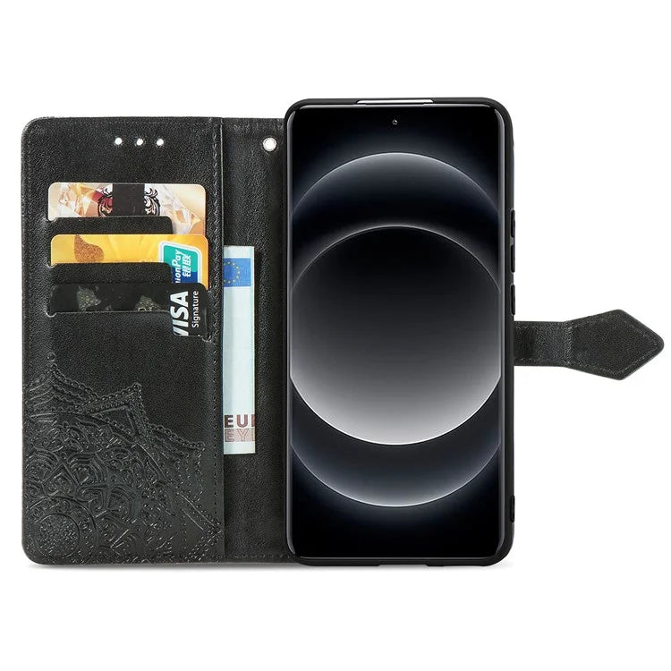 For Xiaomi 14 Ultra Case Anti-Drop PU Leather Wallet Phone Cover with Card Slots
