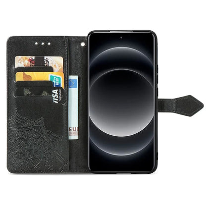 For Xiaomi 14 Ultra Case Anti-Drop PU Leather Wallet Phone Cover with Card Slots