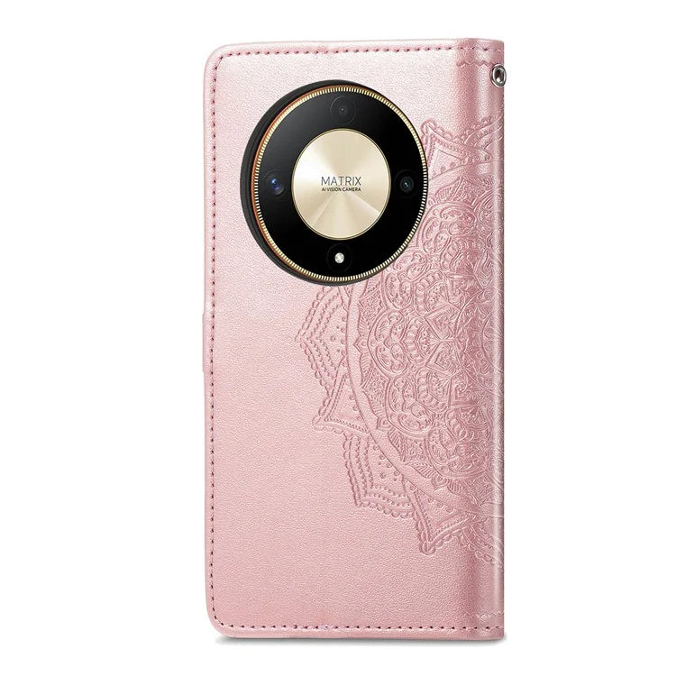 For Honor X9b 5G / Magic6 Lite 5G / X50 5G Case Mandala Flower Wallet Leather Phone Cover