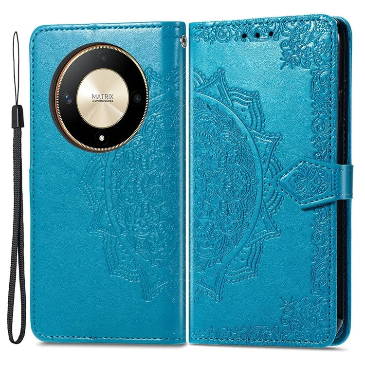For Honor X9b 5G / Magic6 Lite 5G / X50 5G Case Mandala Flower Wallet Leather Phone Cover