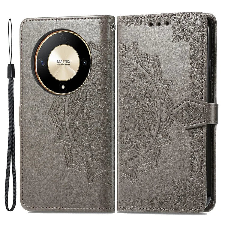 For Honor X9b 5G / Magic6 Lite 5G / X50 5G Case Mandala Flower Wallet Leather Phone Cover