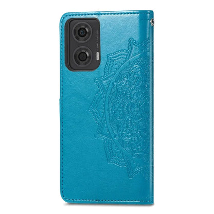 For Motorola Moto E14 4G / G04 4G / G04s 4G / G24 4G Card Slots Case PU Leather Embossed Phone Cover with Wallet