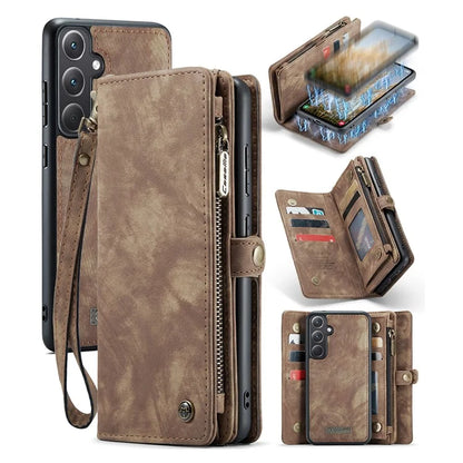 CASEME 008 Series for Samsung Galaxy A35 5G Leather Case Magnetic Detachable Phone Cover