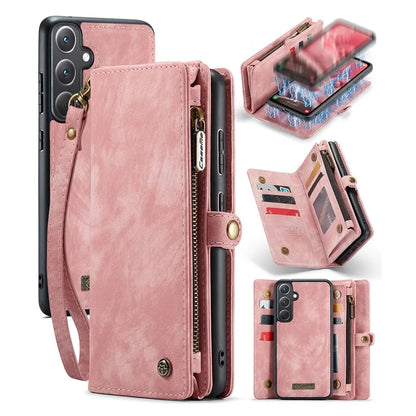 CASEME 008 Series for Samsung Galaxy A35 5G Leather Case Magnetic Detachable Phone Cover