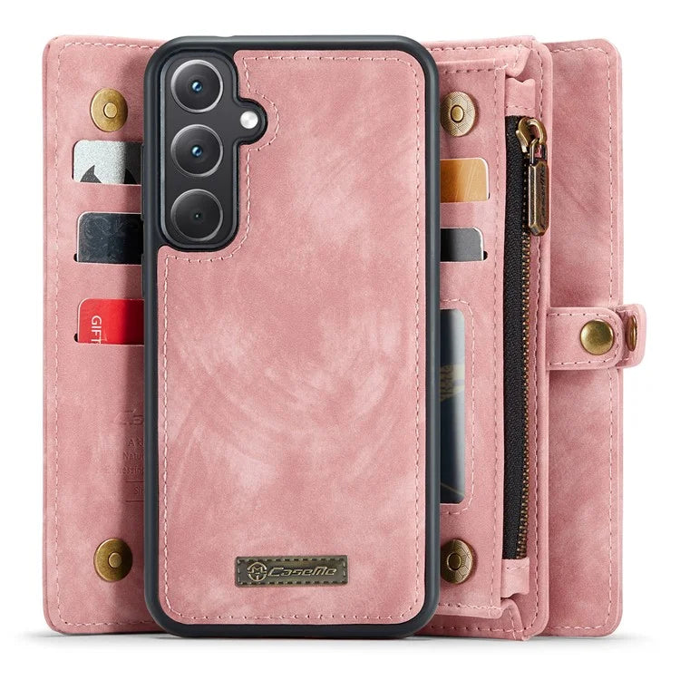 CASEME 008 Series for Samsung Galaxy A35 5G Leather Case Magnetic Detachable Phone Cover