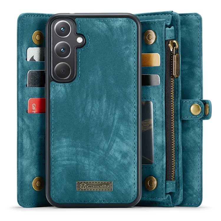 CASEME 008 Series for Samsung Galaxy A35 5G Leather Case Magnetic Detachable Phone Cover