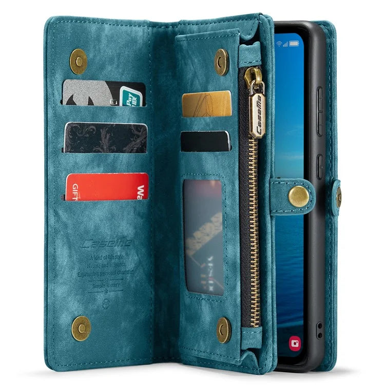 CASEME 008 Series for Samsung Galaxy A35 5G Leather Case Magnetic Detachable Phone Cover