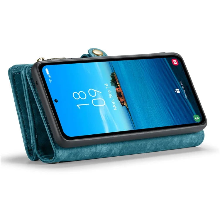 CASEME 008 Series for Samsung Galaxy A35 5G Leather Case Magnetic Detachable Phone Cover