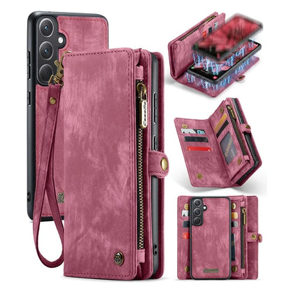 CASEME 008 Series for Samsung Galaxy A35 5G Leather Case Magnetic Detachable Phone Cover