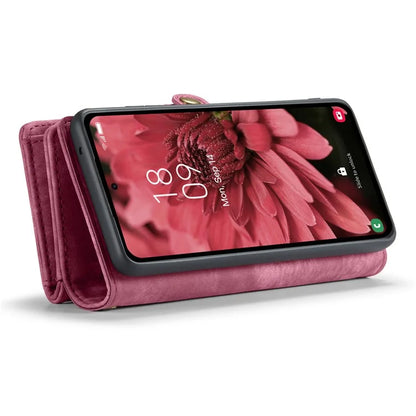 CASEME 008 Series for Samsung Galaxy A35 5G Leather Case Magnetic Detachable Phone Cover